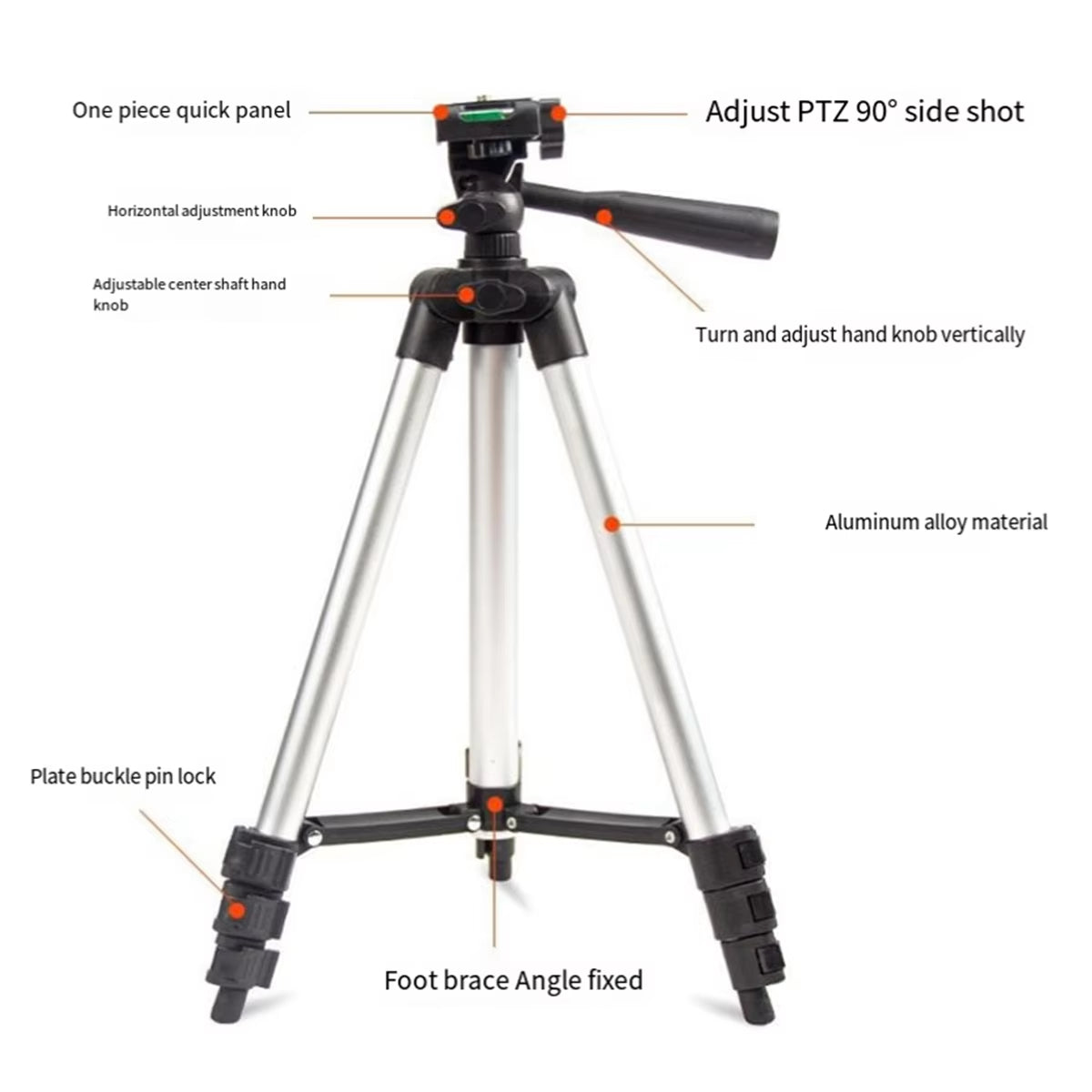 A22I Laser Level Tripod Adjustable Height Tripod Bracket Tripod Stand Bracket Laser Level Tripod Adapter Leveling