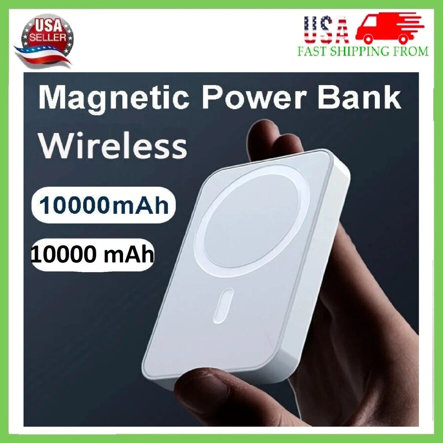 10000Mah Power Bank Magnetic Pack Wireless Charger for Iphone 17/16/15/14/13