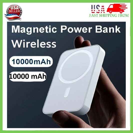 10000Mah Power Bank Magnetic Pack Wireless Charger for Iphone 17/16/15/14/13