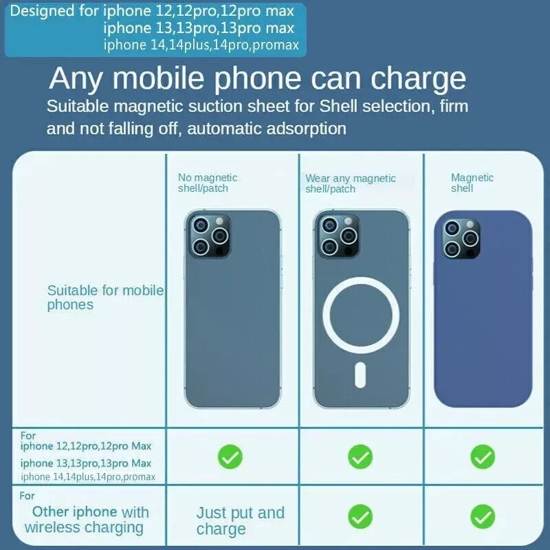 10000Mah Power Bank Magnetic Pack Wireless Charger for Iphone 17/16/15/14/13